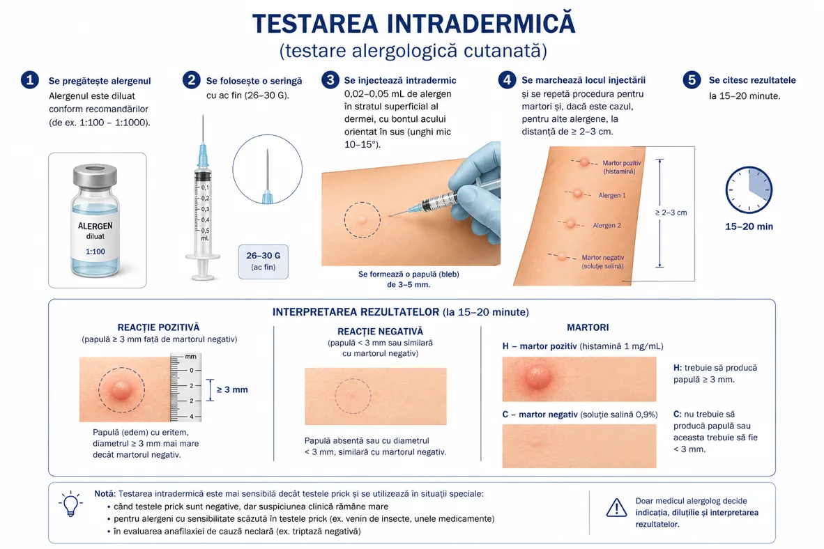 Principiul testarii intradermice