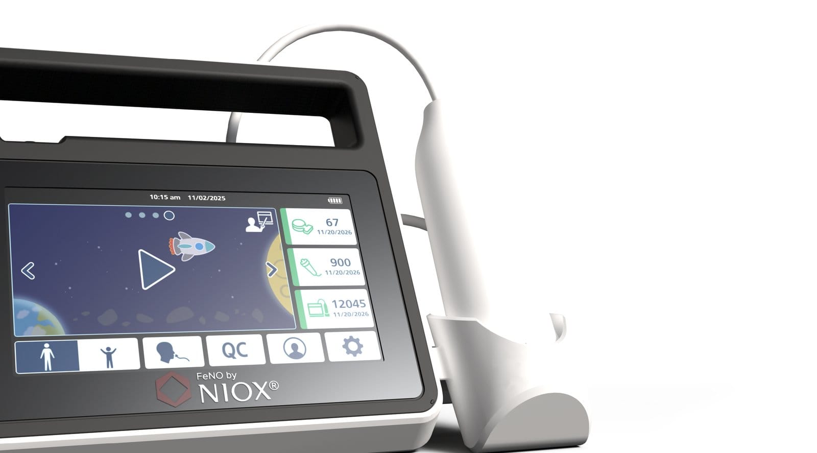 Dispozitiv NIOX PRO pentru testarea FeNO în cabinetul medical